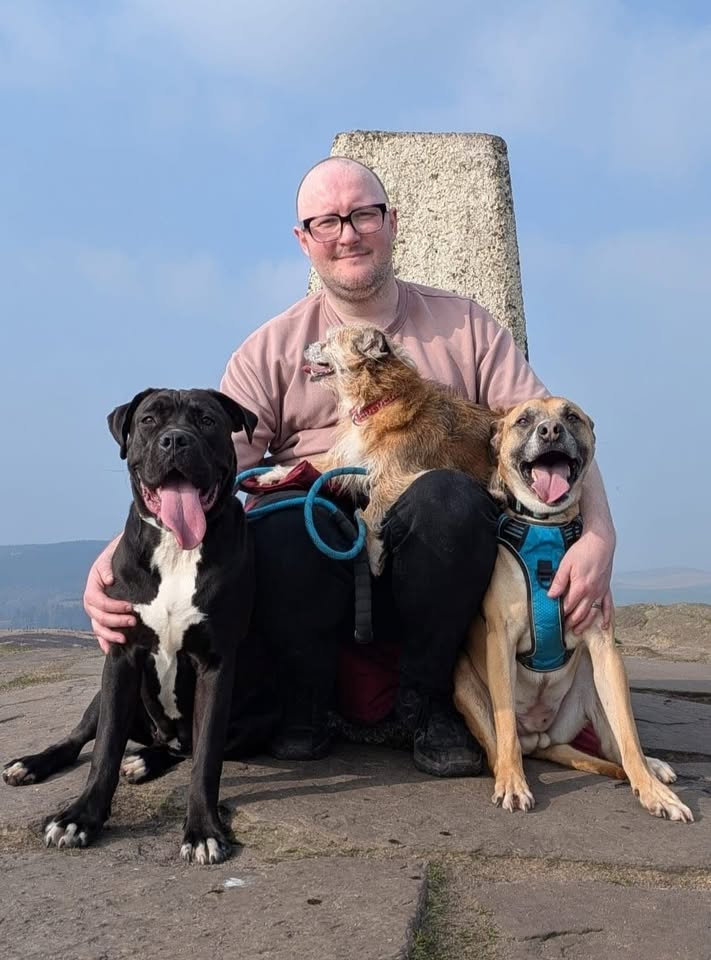 Glen with his dogs